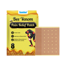 Sumifun 蜂毒鎮痛貼片，舒緩關節不適，膝蓋護理，每包含8片, 1組