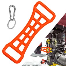 키미블랑 쉽게착용 스키부츠 버클 레버 도우미 지렛대 도구, 레드, 1개