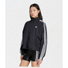 아디다스 ADIDAS 3-스트라이프 우븐 윈드브레이커 - 블랙:화이트 JX1451 394284