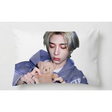 보이넥스트도어 (BOYNEXTDOOR) 일러스트 배개커버 아크릴키링증정, 1개, 이한