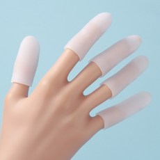 손가락 골무 보호밴드 실리콘커버 엄지 작업용, 1개
