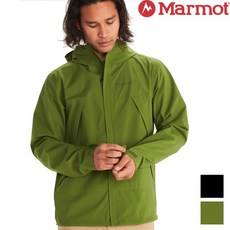 Marmot 土撥鼠 PreCip Pro 3L 男款 彈性防水透氣外套/雨衣, 19170 綠, 1個