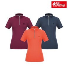 레드페이스 여성 소프트 아이스 하프 우먼 짚 티셔츠 REWFTSM20052