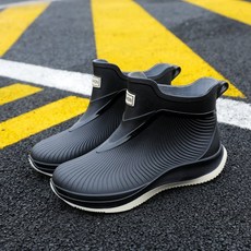 미래감 여성용 패션 레인부츠 미끄럼방지 방수 발편한 숏 레인부츠