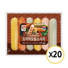 사조오양 도이치 모듬소세지 390g*20개 한박스, 390g, 20개