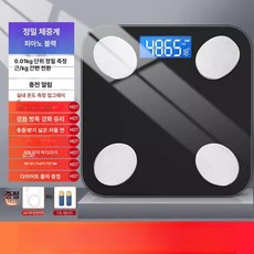 써니글로벌 체중계 가정용 몸무게 정확한 바디체중계, 1개, 피아노블랙 고정밀 장시간 배터리 수명 강화, 배터리