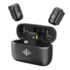 LUUCCO K2 無線麥克風 一對二領夾式收音 降噪功能 適用手機電腦, MiniPods K2