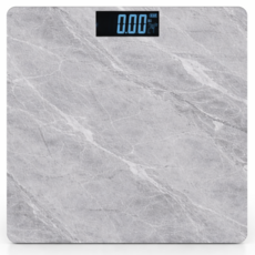 [PERFICIO] 가정용 미니멀 대리석 디자인 전자식 체중계, 블랙, 1개, 블랙 마블