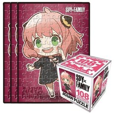 스파이패밀리 퍼즐 108pcs 아냐포저 코랄 3P 직소, 빠른배송