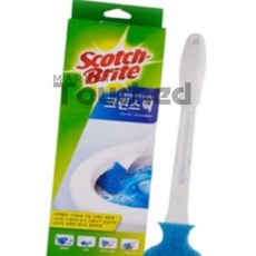 마켓터치드 3M 크린스틱 변기세척세트 스틱1p +교체용수세미4p 세면대청소수세미, 1개