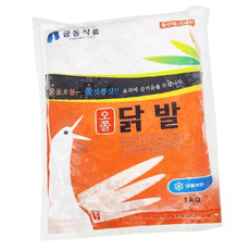금동식품 무뼈닭발 국내산 닭발 안주 간식용, 1개