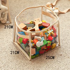 兒童收納桶 玩偶積木儲物箱, 1個, 爆款-筐小號25*21*21(cm)