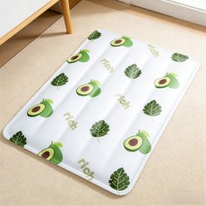 여름용 반려동물 쿨링 매트 고양이 강아지 냉방 침대, 1개, 그린 아보카도