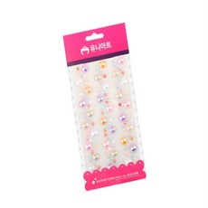 구니스토어 컬러 보석스티커 큐빅스티커 핸드폰케이스꾸미기 탑꾸재료