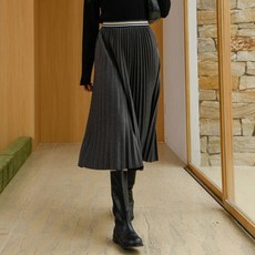 [피그먼트] 배색밴딩플리츠스커트 (KYSK2511004)