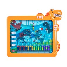 台灣現貨 走珠迷宫 滾珠迷宮 益智玩具 智力開發 益智訓練 寶寶早教玩具, 1個, 橙色【彩盒】