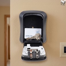 플로렌 비밀번호 키박스 열쇠 보관함 열쇠박스, 대 블랙