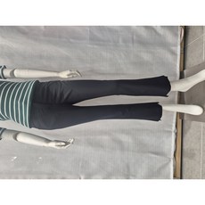 루이까스텔 여성 S/S 솔리드 V밴드 엠보자수 부츠컷 진바지 7LOPT301B