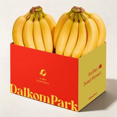 [달콤파크]라이트슈가 바나나, 1개, 라이트슈가 바나나 1개입 1.2kg 내외