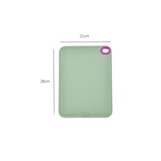 DFMEI 家用TPU砧板 雙面防滑耐用切菜板 寶寶輔食適用 高密度易清洗, 1個, 方形
