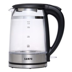 SAMPO聲寶 1.7L雙層防燙玻璃快煮壺 (KP-CH17D)