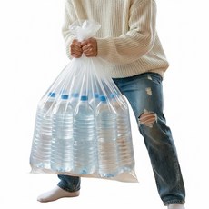 링비츠 대형 두꺼운 비닐봉투 PE 김장비닐 질긴 이삿짐 유아용품 보관 봉투, 10개