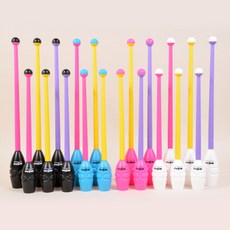니스포 유소년 리듬체조 곤봉 36cm 멀티컬러 체육수업, 핑크옐로우