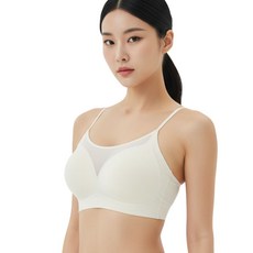 Kyails 큰컵 심리스브라 스포츠 수면 부유방 노와이어브라탑