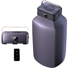 휴대용 의류 건조기 20KG 대용량 650W 고속 건조 터치 스크린 및 리모컨 가정 여행용 조용한 에너지 절약 보라색, purple