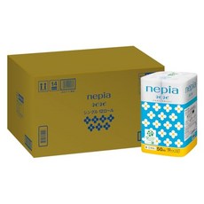 [Amazon.co.jp 한정]네피아 네피네피 화장실 롤 50m(싱글) 무향료
