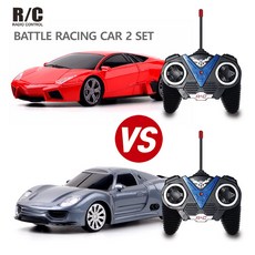 무선조정 배틀카 라이트 RC 레이싱카 2set 선물 유아선물 아이선물 RC카