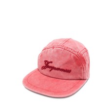 자크뮈스 자수 코튼 베이스볼 캡 모자