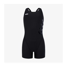 아레나 [NC수원터미널점] 엑셀 여아동 3부 반신 레이서백 수영복 A5SG1GL10BLK