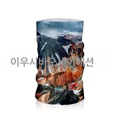 아마존 여름 속건 아이스 넥워머 아웃도어 스포츠 장비 오토바이 라이딩 자외선 차단 마스크 두건, 메리, 프리사이즈, 1개