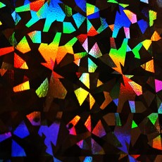 스탬핑 홀로그램 포일 A4, 1개, 17 Gold shatter