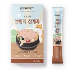 프롬벳 고양이 보양식 홍삼 삼계죽 관절 영양제 12p, 144g, 관절+장건강, 1개