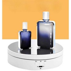 촬영 전동 회전판 20cm 소형 스튜디오 제품 진열대, 1개, 14cm유선리모컨 30-90초 5-10KG백색