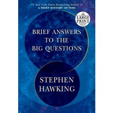 Brief Answers to the Big Questions Paperback, Random House Large Print Pu...
