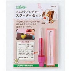 크로바 펠트 펀처 스타터 세트 58-610 양모 니들 펠트 자수 도구