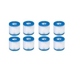 수영장 필터 카트리지 펌프 HS630 300 갤런 8 개, 01 Bluewhite