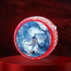 臺灣-出貨 【新款熱銷】新款哪吒敖丙悠悠球兒童入門初學者溜溜球自動迴旋女孩小學生 GDW5, 敖丙2-紅色1個, 1個