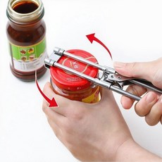 LA DERIVE 스테인레스 바틀 오프너 멀티 오프너 모든 뚜껑 맞춤 병따개, 1개, 은색