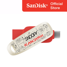 샌디스크 스누피 USB 메모리 Phone Drive SNOOPY 에디션 C타입 OTG SDDDC6, 1개, 128GB 1개, 128GB