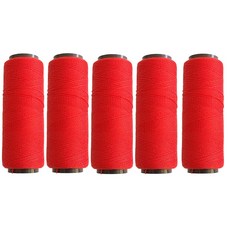 미니 칼라 재봉실 40수2합 소형재봉사, 5개, 레드