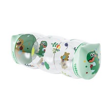 動物樂園充氣滾筒玩具 - 環保PVC材質 適用6個月以上寶寶 学爬滚筒【辅助学爬 早教必备】, 哈笑龍滾筒-直徑15*高45CM+手拉泵, 1個