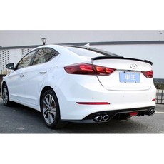 現代 Hyundai Super Elantra 四出尾管 大包 小包 後包圍 後下巴 後保桿, 1個
