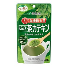 이토엔 유기농 분말차 통째로 차 카테킨 40g