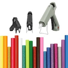 컬러 글루건심 핫멜트 글루건 스틱, 02. 단색 7mm, 그린, 1개
