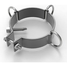 태양 그늘 돛대 스탠드 차양 캐노피 지지대용 ECOOPTS 3인치 D링 클램프, D-Ring Clamp