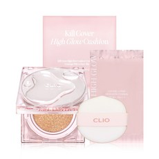 클리오 킬 커버 하이글로우 쿠션 본품+리필, 1개, 04 진저